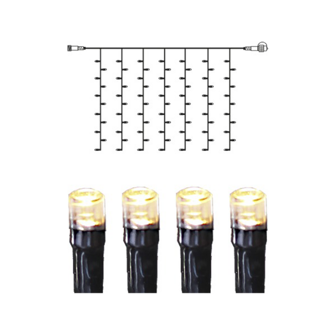 Lysgardin 1 meter System 24 - Varmhvit-System24-Star Trading-Hvit-491-90-Lightup.no