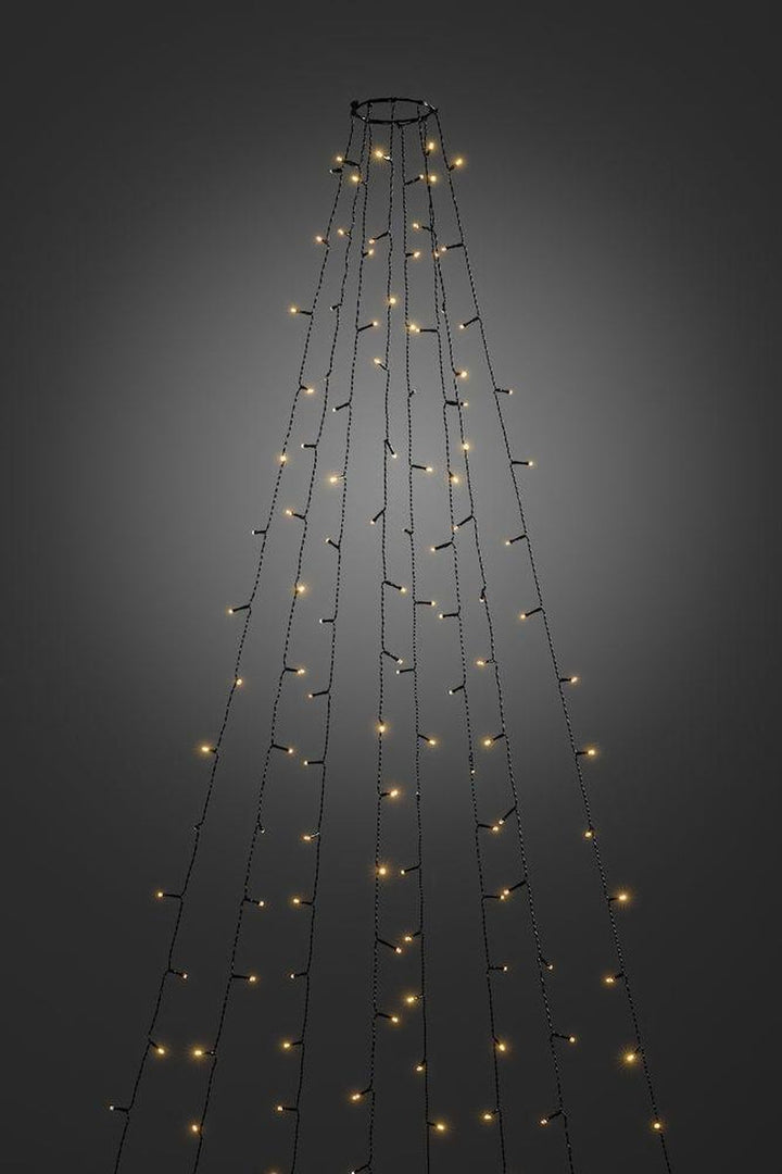 Lysslynge til juletre 2,4 m - Utendørs-Julebelysning juletrelys og slynger-Konstsmide-6520-870-Lightup.no