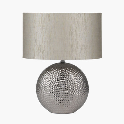 Mabel bordlampe 40 cm - Lysgrå/Sølvfarget-Bordlamper-Pacific Lifestyle-30-154-C-Lightup.no
