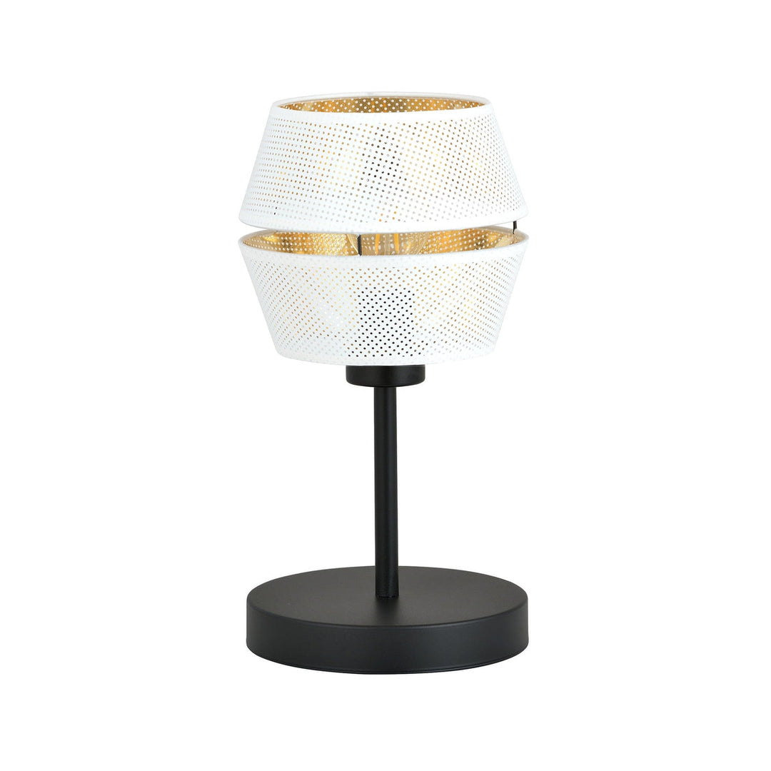 Malia bordlampe - Hvit/Gullfarget-Bordlamper-Emibig-1184/LN-Lightup.no