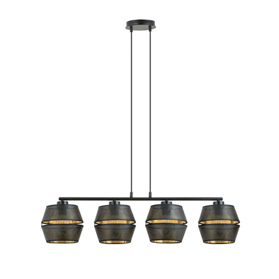 Malia takpendel 4-lys - Svart/Gullfarget-Takpendler-Emibig-1185/4-Lightup.no