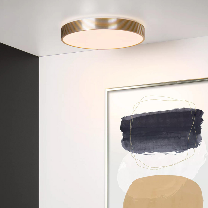 Malin taklampe 39 cm 24W 2700 kelvin 3-step dim - Gull farget-Taklamper-Lucide-Gull-LC79184/24/02-Lightup.no