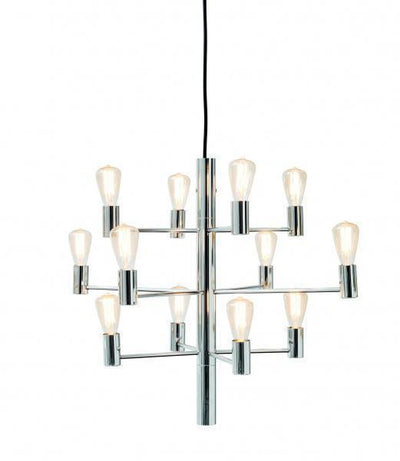 Manola 12 LED - Krom-Takpendler-Herstal-HB16659712301-Lightup.no