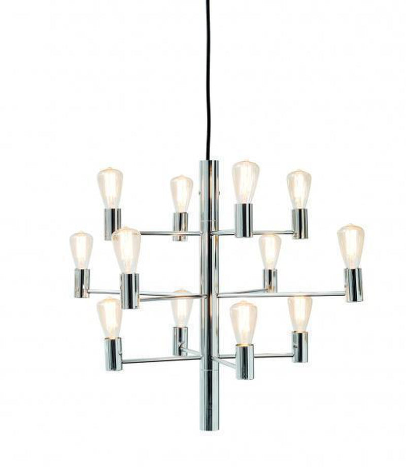 Manola 12 LED - Krom-Takpendler-Herstal-HB16659712301-Lightup.no