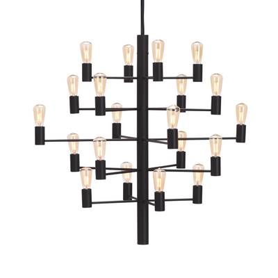 Manola 20 inkl dimbar LED - Svart-Takpendler-Herstal-HB16659720353-Lightup.no