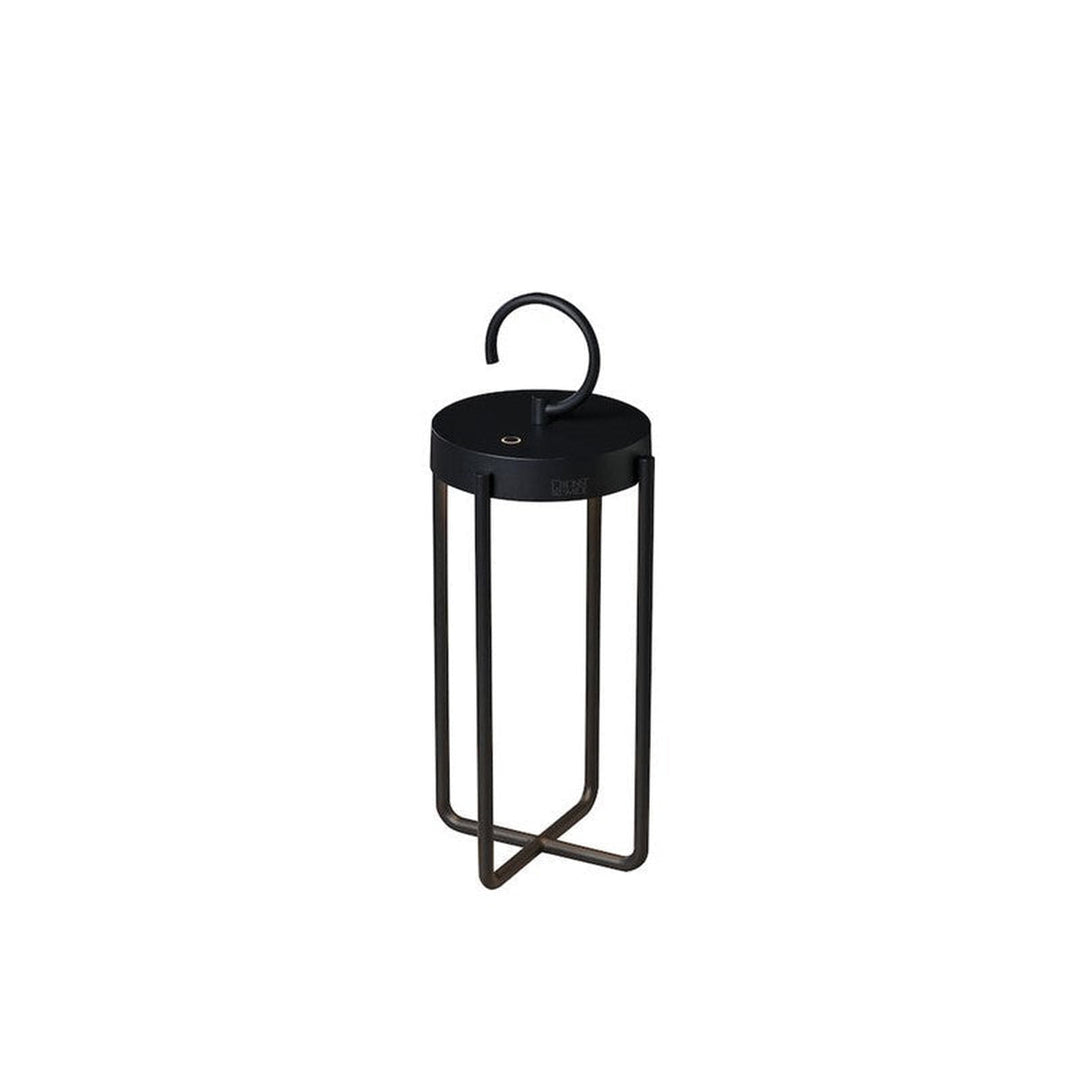 Manorola lanterne bord/gulv 39 cm IP54 oppladbar - Svart-Utebelysning Hagebelysning-Konstsmide-7820-750-Lightup.no
