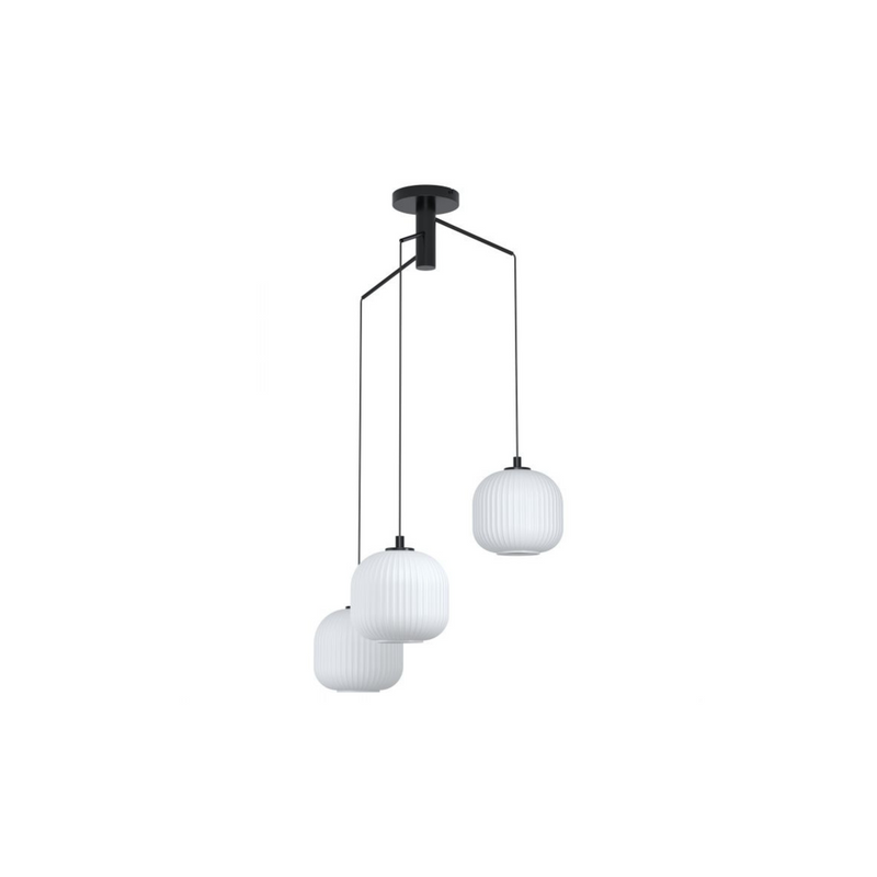Mantunalle takpendel 3 rondell - Hvit-Takpendler-Eglo-99368-Lightup.no