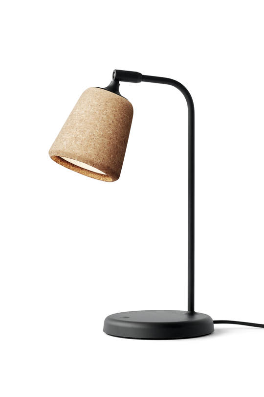 Material Bordlampe - Naturlig Kork-Bordlamper-New Works-Natur-Nes__20130-Lightup.no