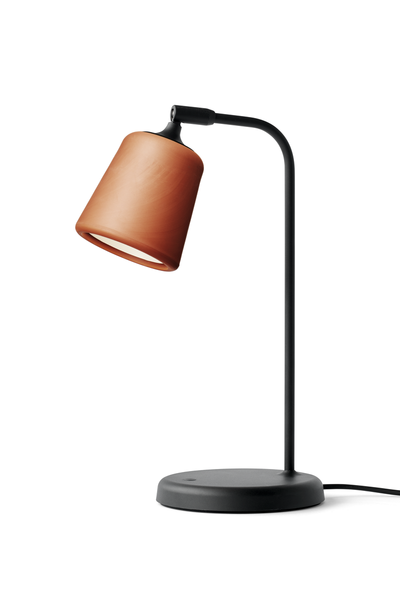 Material Bordlampe - Terracotta-Bordlamper-New Works-Nes__20140-Lightup.no