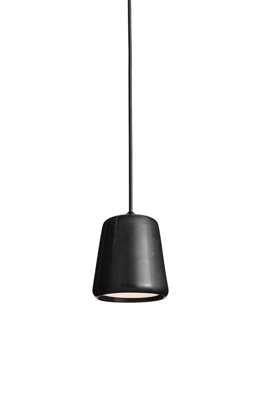 Material takpendel - Sort Marmor-Takpendler-New Works-Svart-Nes__20118-Lightup.no