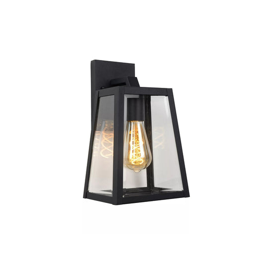 Matsol vegglampe utendørs E27 - Svart-Utebelysning vegg klassisk-Lucide-Svart-lc29829/01/30-Lightup.no