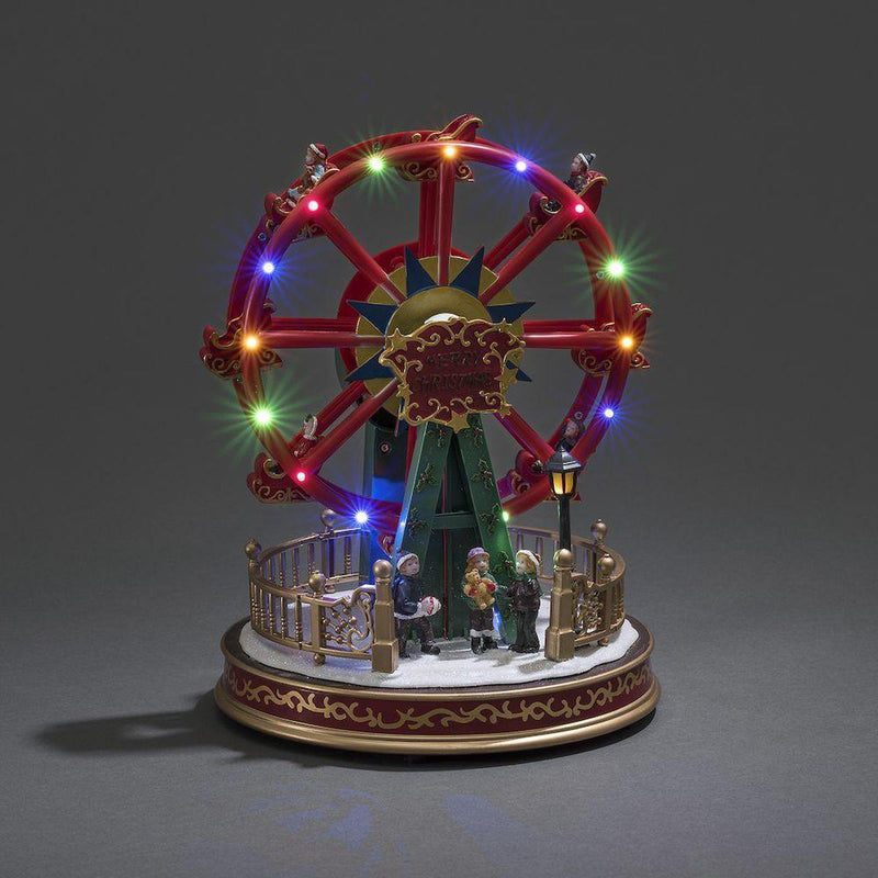 Mekanisk juledekorasjon Pariserhjul-Julebelysning dekor og pynt-Konstsmide-3440-000-Lightup.no
