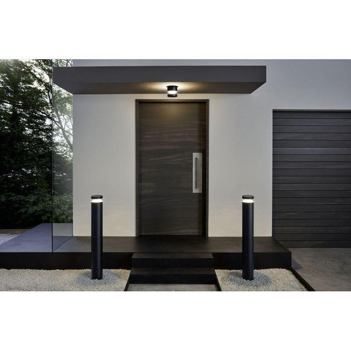 Melzo vegg/tak utendørs Led 11W IP44 - Svart-Utebelysning vegg veggskjold-Eglo-Svart-97303-Lightup.no