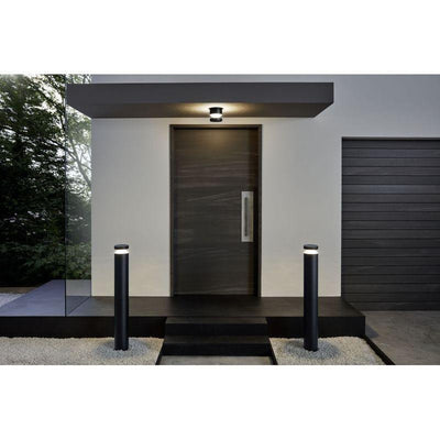 Melzo vegg/tak utendørs Led 11W IP44 - Svart-Utebelysning vegg veggskjold-Eglo-97303-Lightup.no