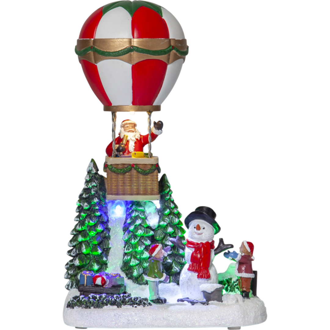 Merryville dekorasjon nisse med luftballong-Julebelysning dekor og pynt-Star Trading-992-33-Lightup.no
