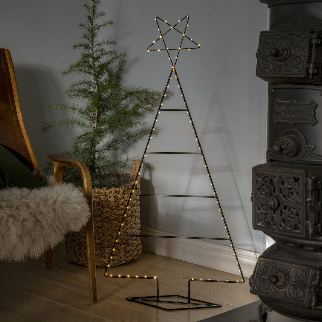 Metalltre 110 cm - Svart-Julebelysning dekor og pynt-Konstsmide-1791-787-Lightup.no