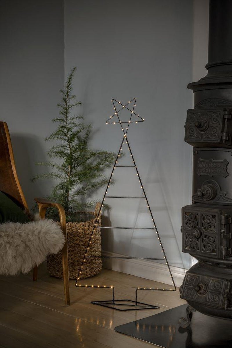 Metalltre 110 cm - Svart-Julebelysning dekor og pynt-Konstsmide-1791-787-Lightup.no