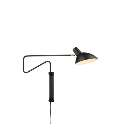 Metropole Deluxe vegglampe small - Svart-Vegglamper-Halo Designs-5705639742738-Lightup.no