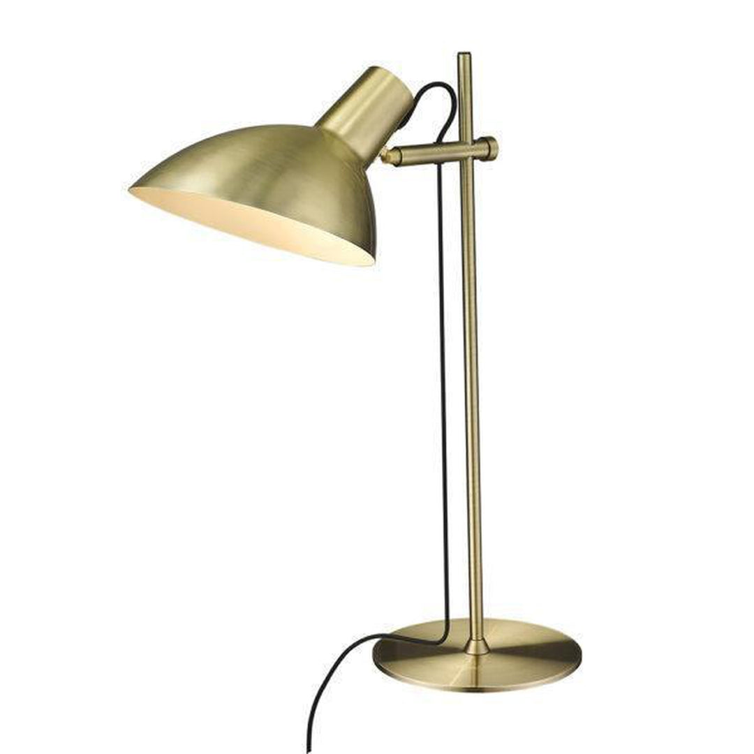 Metropole bordlampe - Antikk messing-Bordlamper-Halo Designs-5705639739172-Lightup.no
