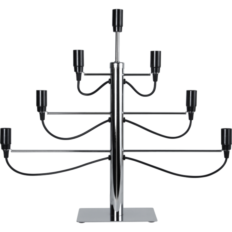 Milano adventsstake - Krom-Julebelysning adventsstake-Star Trading-142-14-Lightup.no