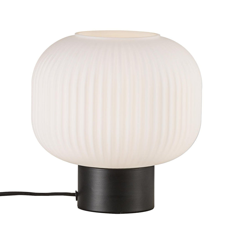 Milford bordlampe - Svart/Hvit-Bordlamper-Nordlux-48965001-Lightup.no