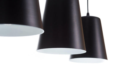 Milga takpendel 1 lys - Svart/Hvit-Takpendler-Emibig-396/1-Lightup.no