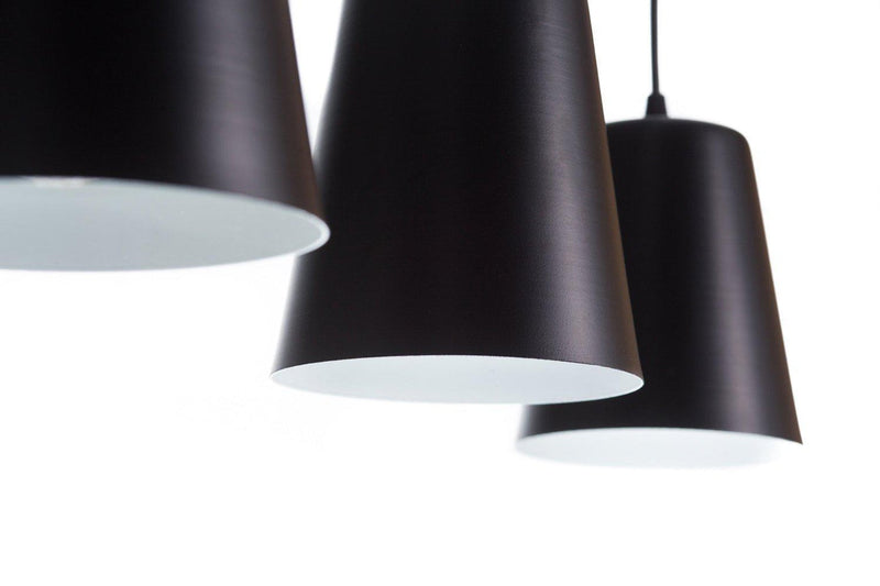 Milga takpendel 1 lys - Svart/Hvit-Takpendler-Emibig-396/1-Lightup.no