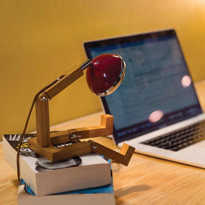 Mini Wattson bordlampe - Cherry Rød-Bordlamper-Piffany Copenhagen-MIN-SWR-CR-Lightup.no