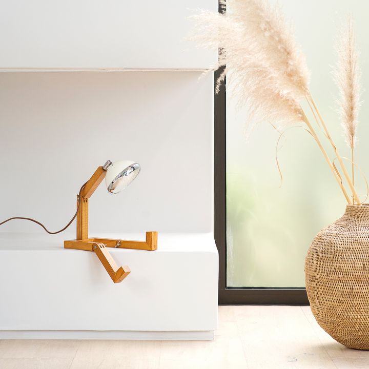 Mini Wattson bordlampe - Vintage hvit-Bordlamper-Piffany Copenhagen-Hvit-MIN-SWR-VW-Lightup.no