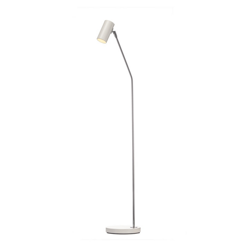 Minipoint gulvlampe - Hvit/Krom-Gulvlamper-Örsjö-GX224-01-G-Lightup.no