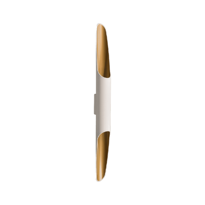 Mirach vegglampe opp/ned - Hvit/Gull-Vegglamper-Norlux-3538-36-Lightup.no