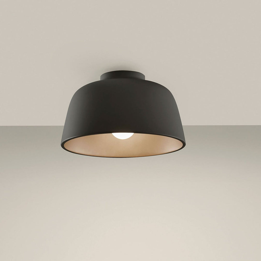 Miso taklampe 28,5 cm - Svart/Gullfarget-Taklamper-NorDesign-Svart / Gull-15-8330-05-DL-Lightup.no