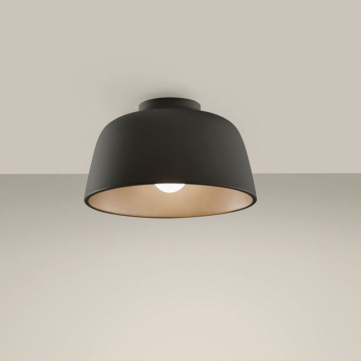 Miso taklampe 28,5 cm - Svart/Gullfarget-Taklamper-NorDesign-Svart / Gull-15-8330-05-DL-Lightup.no