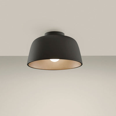 Miso taklampe 28,5 cm - Svart/Gullfarget-Taklamper-NorDesign-15-8330-05-DL-Lightup.no