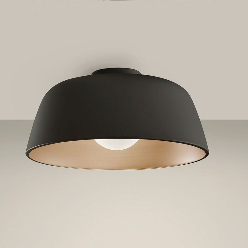 Miso taklampe 43,3 cm - Svart/Gullfarget-Taklamper-NorDesign-15-8331-05-DL-Lightup.no