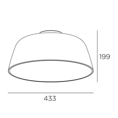 Miso taklampe 43,3 cm - Svart/Gullfarget-Taklamper-NorDesign-15-8331-05-DL-Lightup.no