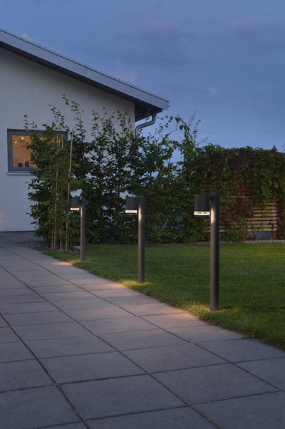 Modena stolpe 70 cm - Svart-Utebelysning pullert-Konstsmide-7517-750-Lightup.no