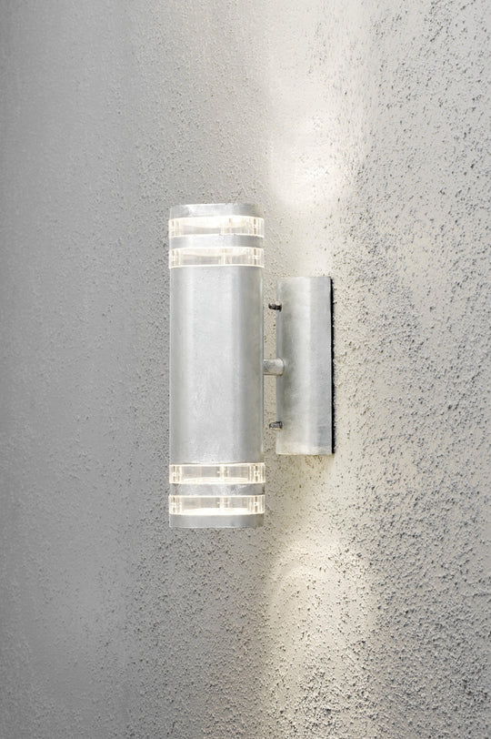 Modena vegglampe II opp/ned - Galvanisert-Utebelysning vegg opp og ned-Konstsmide-Galvanisert-7516-320-Lightup.no
