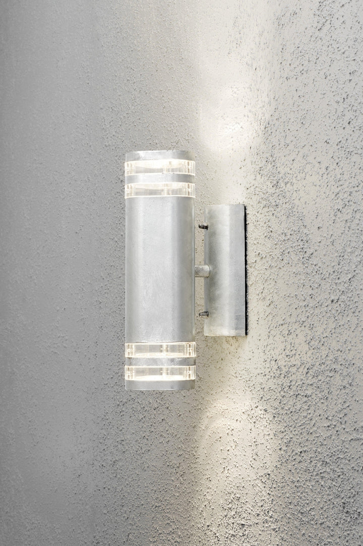 Modena vegglampe II opp/ned - Galvanisert-Utebelysning vegg opp og ned-Konstsmide-Galvanisert-7516-320-Lightup.no