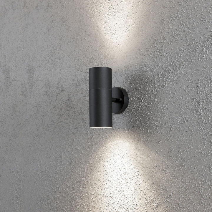 Modena vegglampe big Svart-Utebelysning vegg opp og ned-Konstsmide-Svart-7656-750-Lightup.no