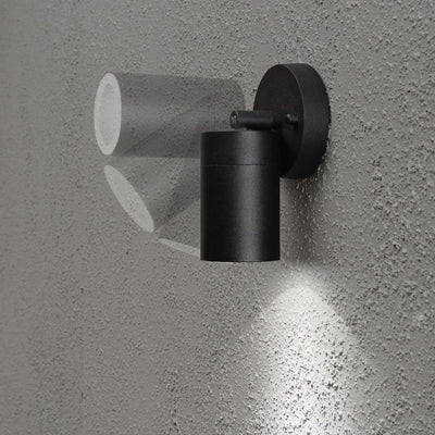 Modena vegglampe ned m/tilt - Svart-Utebelysning vegg opp og ned-Konstsmide-7598-750-Lightup.no