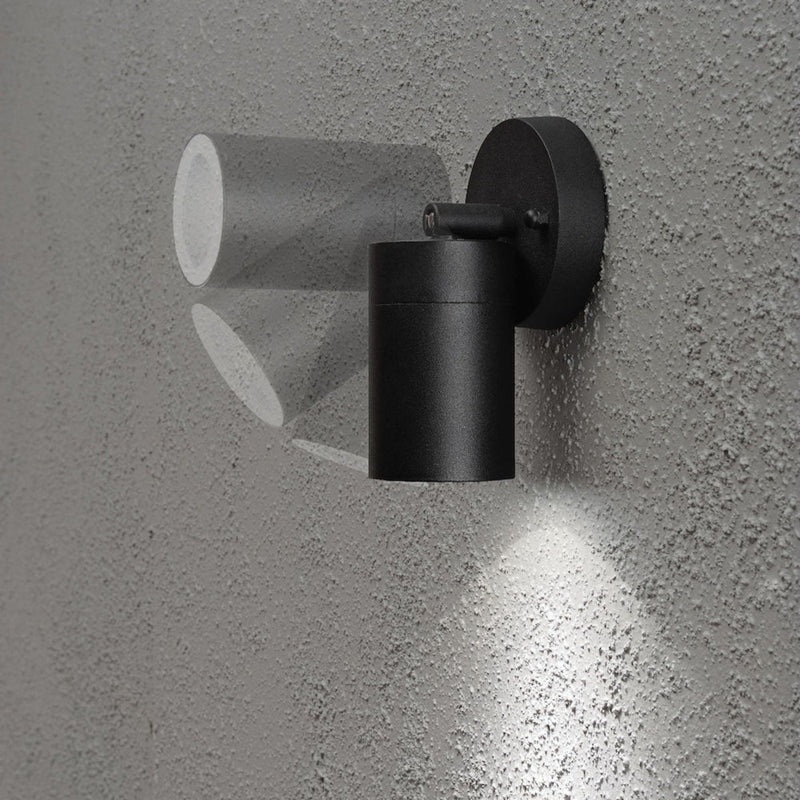 Modena vegglampe ned m/tilt - Svart-Utebelysning vegg opp og ned-Konstsmide-7598-750-Lightup.no