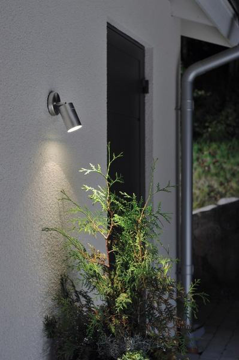 Modena vegglampe ned m/tilt - rustfritt stål-Utebelysning vegg opp og ned-Konstsmide-7598-000-Lightup.no