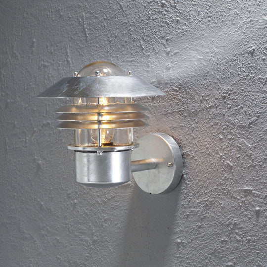 Modena vegglampe opp E27 - Galvanisert-Utebelysning vegg klassisk-Konstsmide-Galvanisert-7302-320-Lightup.no