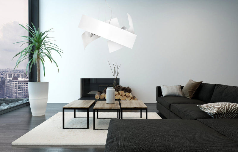 Modo takpendel 45 cm - Hvit-Takpendler-Emibig-585/1-Lightup.no