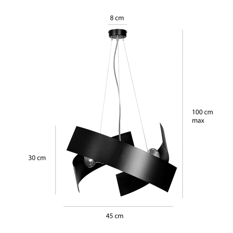Modo takpendel 45 cm - Svart-Takpendler-Emibig-585/2-Lightup.no