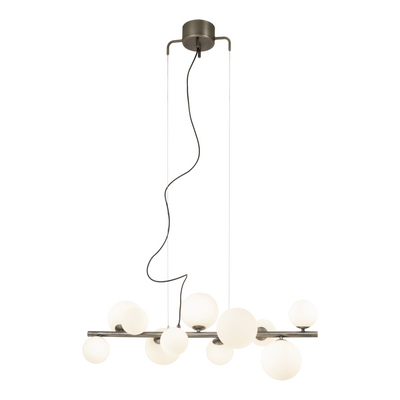 Molekyl takpendel L85 - Tinn/Opalhvit-Takpendler-Aneta Lighting-65909-94-Lightup.no