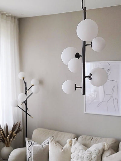 Molekyl takpendel vertikal - Tinn/Opalhvit-Takpendler-Aneta Lighting-65735-94-Lightup.no