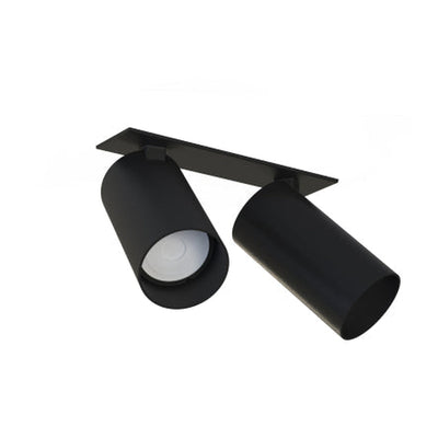 Mono dobbel innfelt takspot - Svart-Taklamper-Nowodvorski-N-7834-Lightup.no