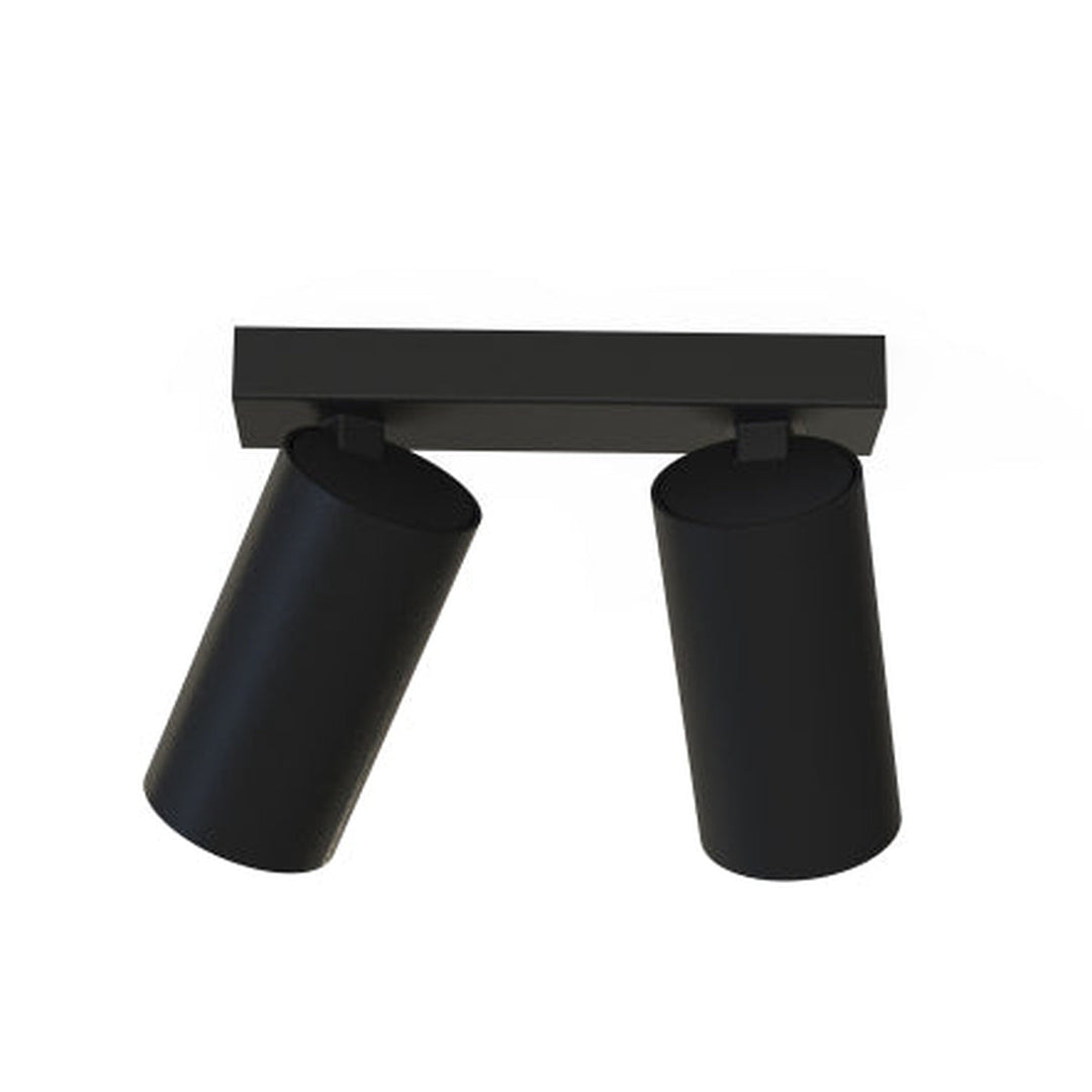 Mono dobbel takspot - Svart/Gullfarget-Taklamper-Nowodvorski-Svart / Gull-N-7766-Lightup.no